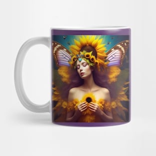 Sunflower Goddess Manifest Mug